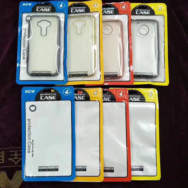 Pacotes de telefone celular caixas zipper de plástico Mobile OPP Bags Caso Celular PVC Sacos de Presente Saco de Varejo