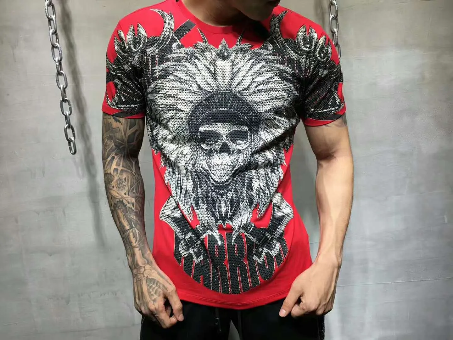 My Brand Men's Tiger Sport summer T-shirt men brand-clothing casual letter T shirt male top quality stretch Tshirt ADT702317