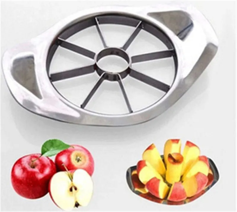 Qihang_top frutas vegetais ferramentas frutas divisor de aço inoxidável maçã slicer / cortador de pera maçã cortador de frutas faca