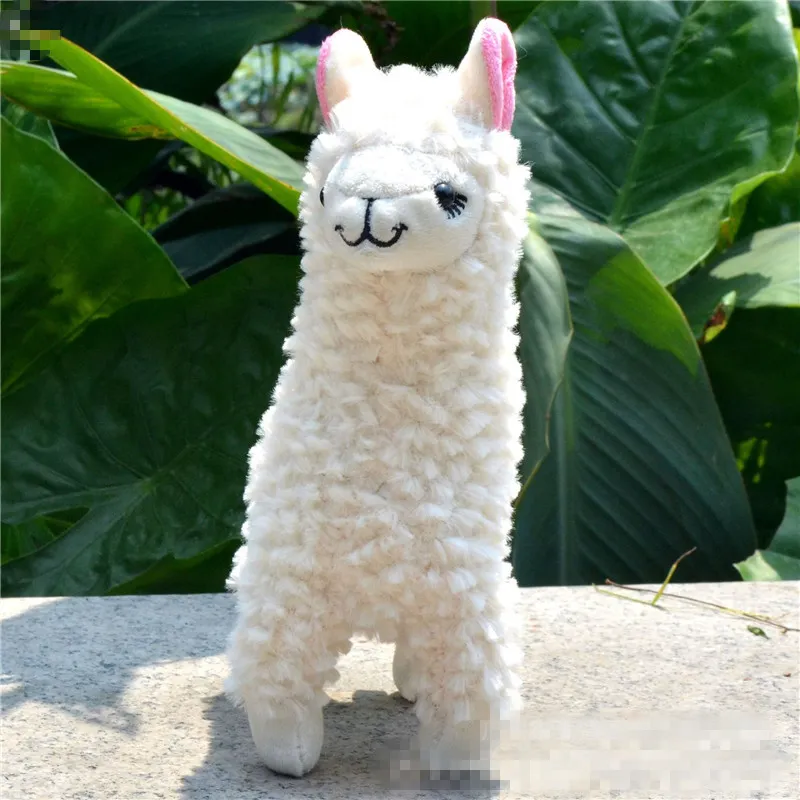 Kawaii Alpaca Plyschleksaker 23 cm Arpakasso Lama Gosedjursdockor Japanska plyschleksaker Barn Barn Födelsedag Julklapp