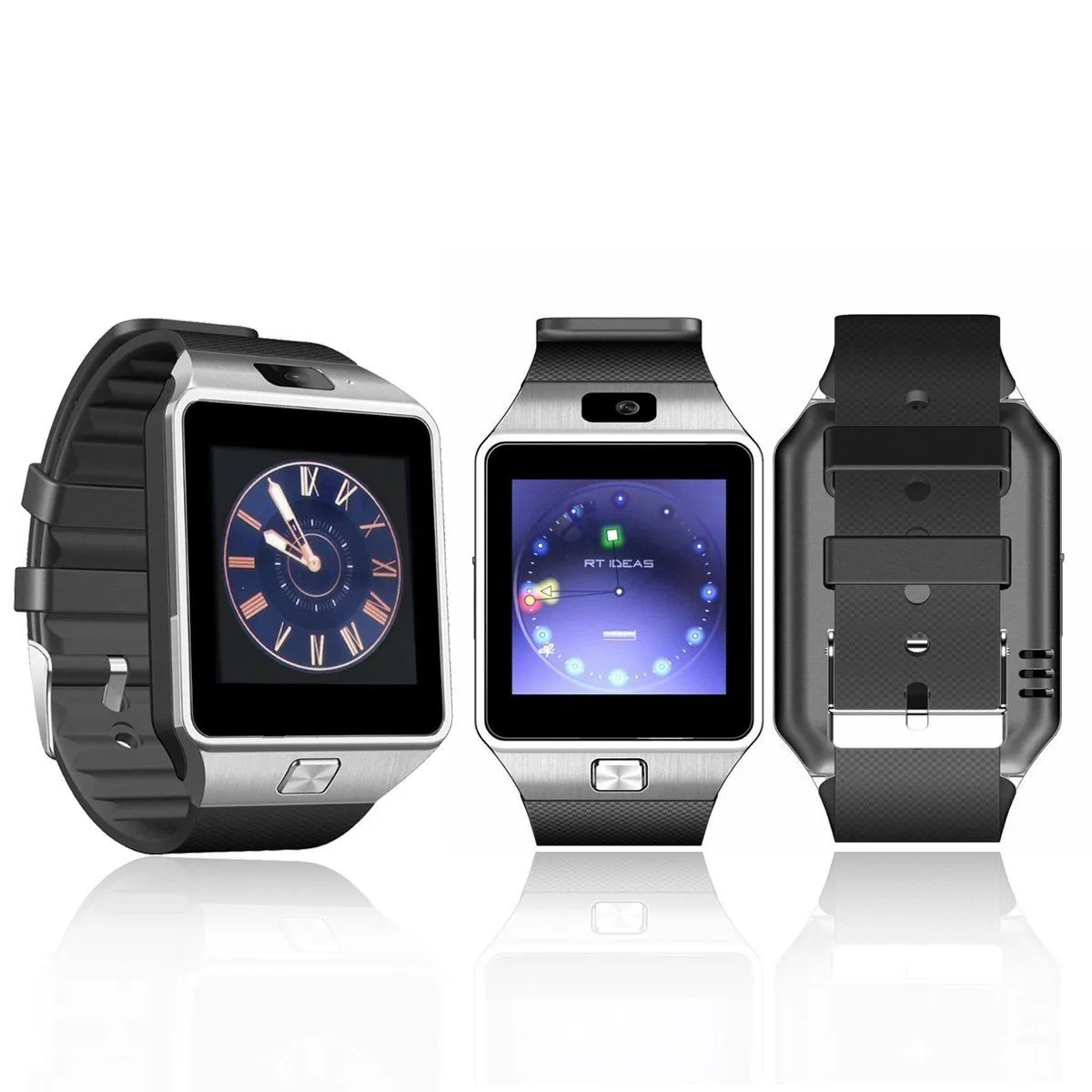 Güncelleme DZ09 smartwatch destek SIM Kart facebook / whatsapp / Twitter Iphone Samsung cep telefonu Için Kamera Ile Bluetooth Akıllı Izle