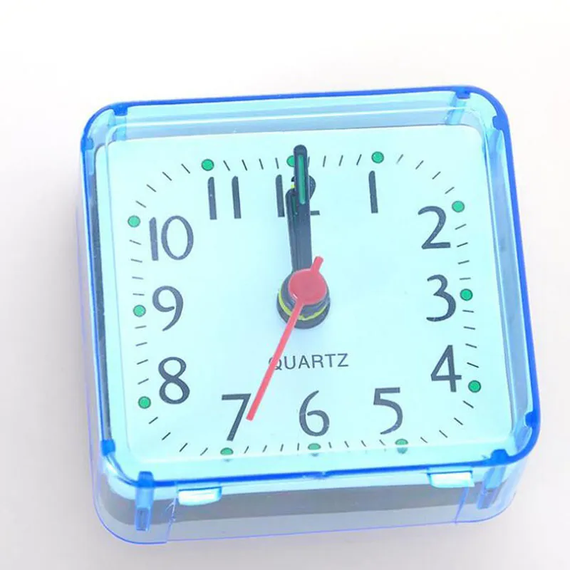 デスクトップアラーム時計ポータブルかわいいミニ漫画多機能トリップベッドビープアラーム時計ホームデコレーションZA5950