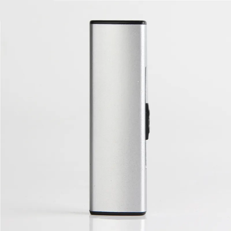 New creative personality push double lighters cigarette lighter USB rechargeable lighter windproof USB lighter for gift