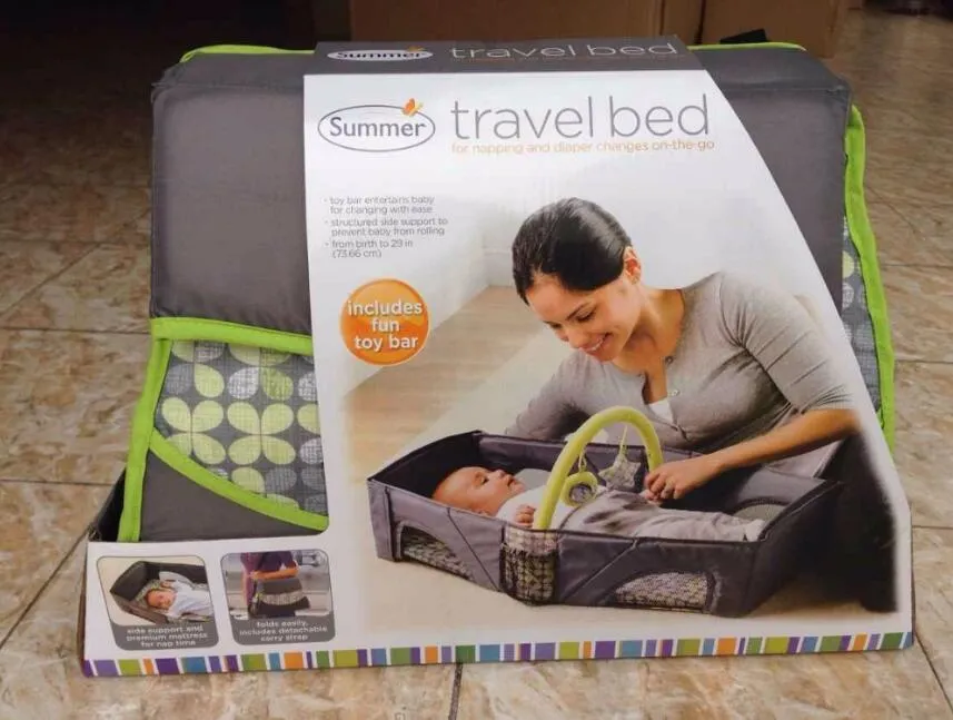 Bärbara Barnsängar Nyfödda Säkra Spjälsängar Vikbar Spädbarn Travel Folding Babys Bed Blappy Mummy Barnvagn Väskor