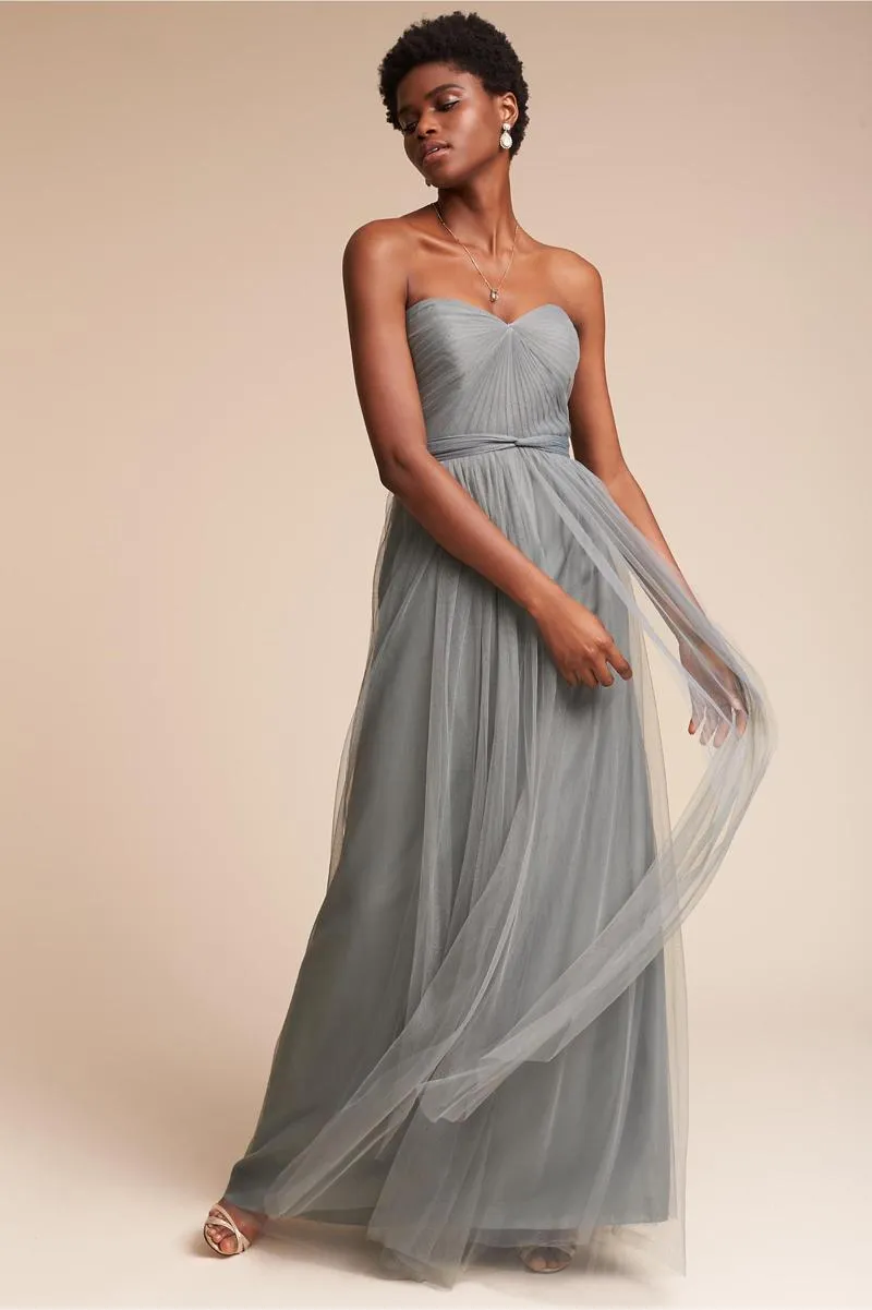Dusty blue plus sales size bridesmaid dresses