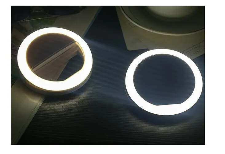 Мобильный телефон селфи LED кольцо вспышки объектива красоты заливка свет лампы Портативный клип для камеры мобильного телефона Smartphone
