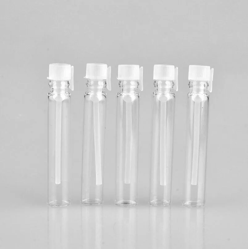 Mini Glass Parfum Small Sample-injectieflacons 1ml 2 ml 3ML Lege Laboratorium Vloeibare Geurtest Tube Trial Fles LX1234