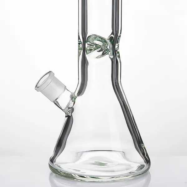 13.2 '' Bécher Bong En Verre Bongs En Verre Simples Avec Capteur De Glace Base De Bécher Épaisse Conduites D'eau En Verre Pour Fumer 938