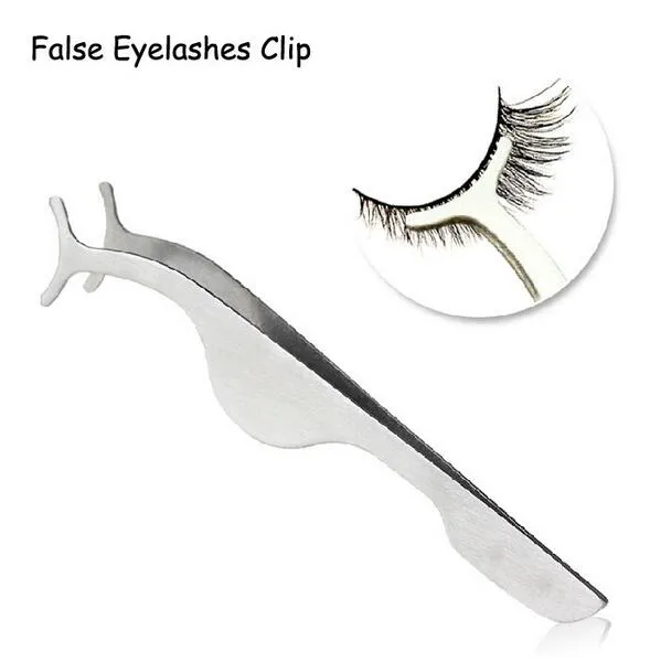 Fake Eyelash Curler Verkligen användbar Falsk Eyelash Clip Applicator Makeup Cosmetic Tool False Eyelash Pinceezers Professional