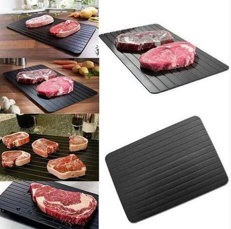 Por atacado Cozinha Fast Safest Descongelar Bandeja De Carne Congelada Alimentos Quick Thawing Board Ferramenta Chopping Blocks Facas de Cozinha Acessórios