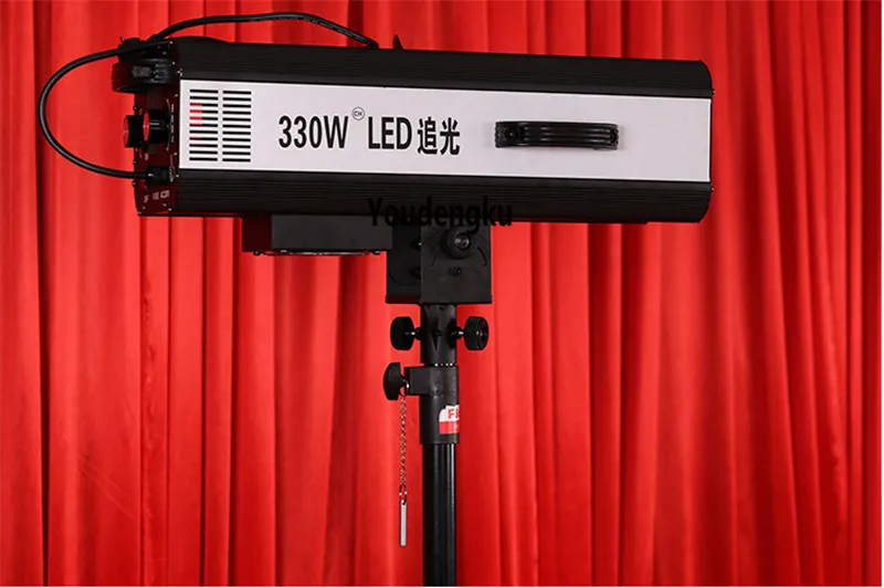 Darmowa Wysyłka 330W LED Spotlight Follow Spot Light LED Postępuj zgodnie ze światłem punktowym