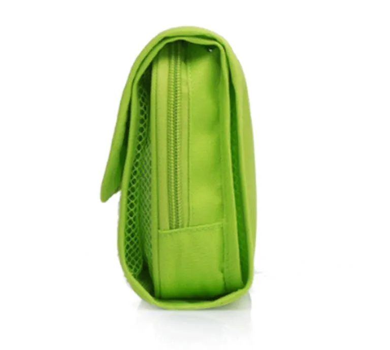 جديد المحمولة المنظم حقيبة السفر طوي يشكلون حقيبة السفر المحمولة أدوات الزينة غسل حقيبة اكسسوارات الحمام