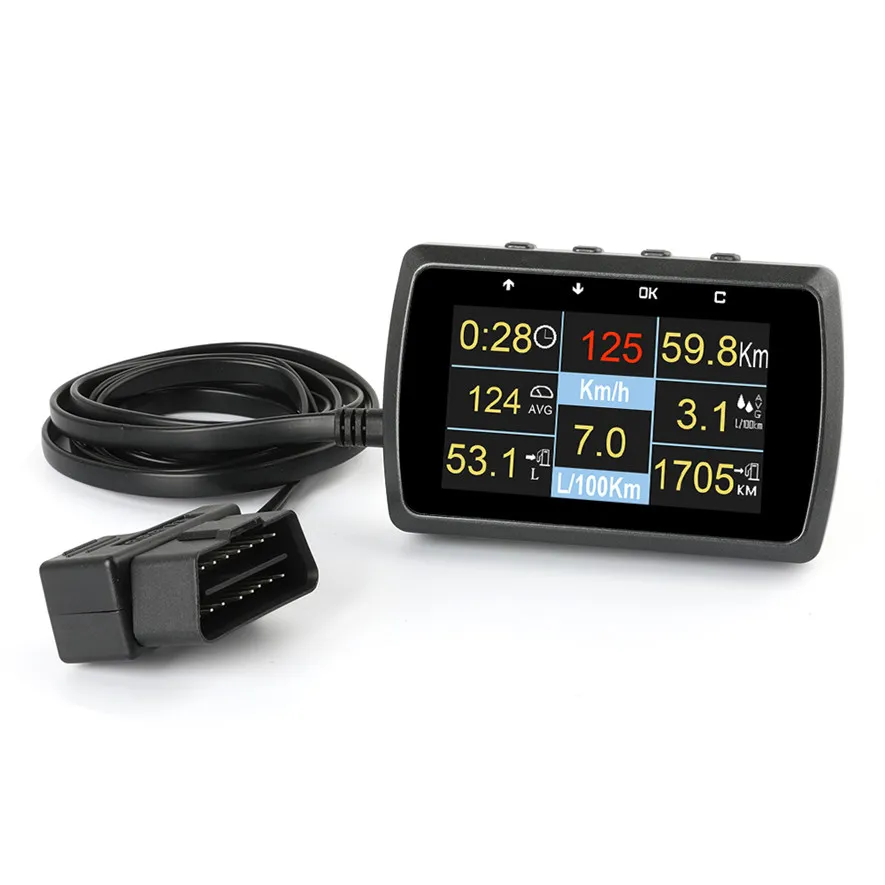 OBD2 Auto Scanner On-board Engine Water Temperature Display_10