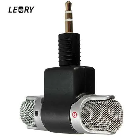 Przenośny mikrofon stereo karaoke z uniwersalnym mikrofonem z karaokerem na laptopie z laptopa Mini Mini MIKROFON 3,5 mm