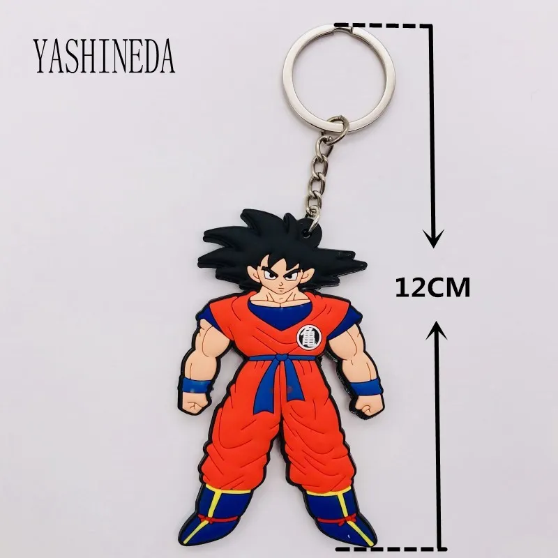 Venta al por mayor figura de dibujos animados Comics Dragon Ball llavero 3D doble lado Goku Venta al por mayor figura de dibujos animados Comics Dragon Ball llavero 3D doble lado Goku
