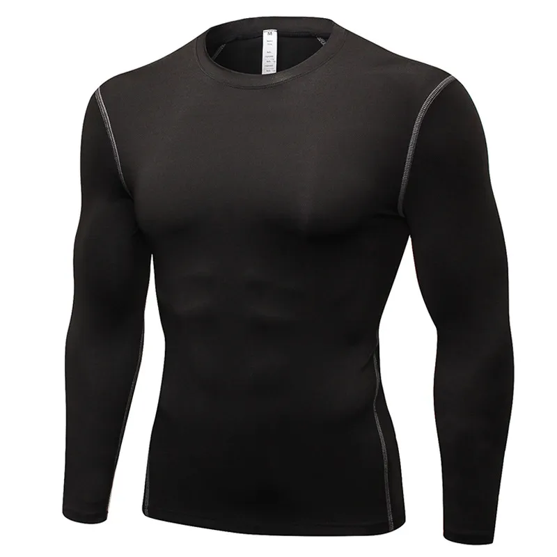 Men Short Sleeve Fitness Basketball Running Sports T shirt Thermal Muscle Bodybuilding Gym Compression Tights Jersey Jacket Tops