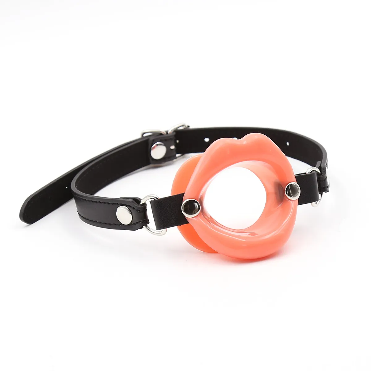 Nuovi giocattoli erotici Schiavo bdsm Bondage Strap Labbra O Ring Gag Fetish Silicone Bocca aperta Gag Pompino Giocattoli adulti del sesso coppie8267175