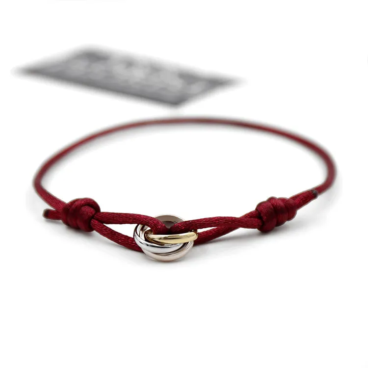 Cartier red shop trinity bracelet