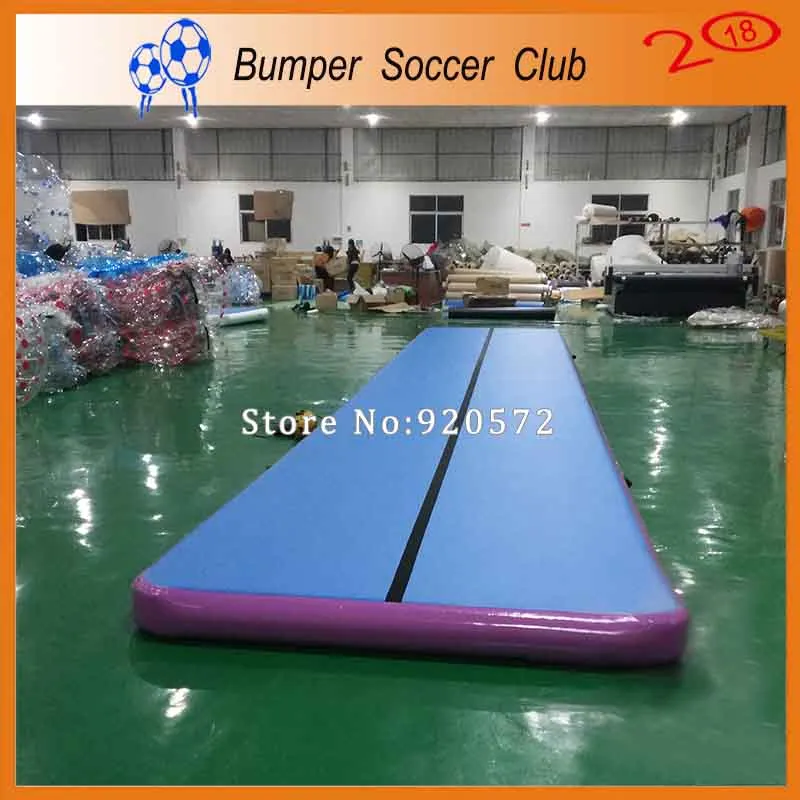 Envío libre de la bomba 9x2x0.2m inflable Air Gym pista tumbling Mat, DWF Material Air Track / inflable Airtrack