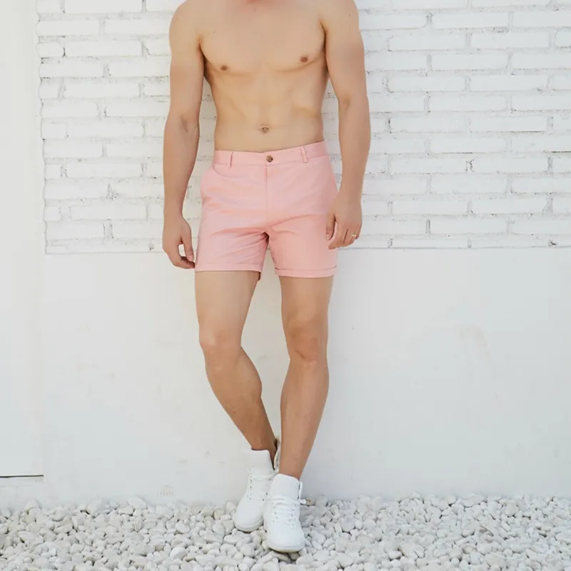 Men Casual Summer Shorts Pink White Black Khaki Four Colors 1 790 DHgate