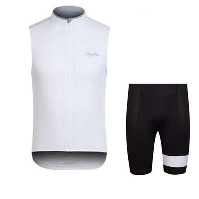 RAPHA team Cycling Sleeveless jersey Vest bib shorts sets bike wear Clothes MTB uniform bicycle Maillot Culotte E3112