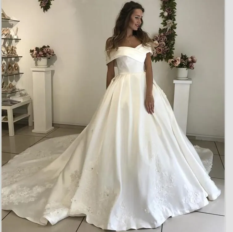 Abito Elegante Abiti Da Sposa Raso Di Seta Sposa Firmati Prezzi