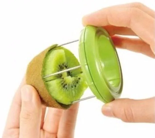 Met Retail Package Mini Fruit Kiwi Cutter Peeler Slicer Keuken Gadgets Tools voor Pitaya Fruit Tools