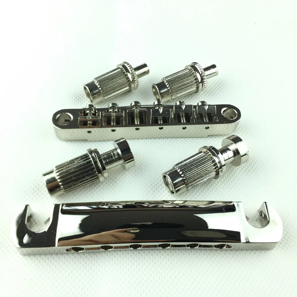 1 Set Genuine Original Tune-O-Matic Electric Guitar Bridge And Tailpiece