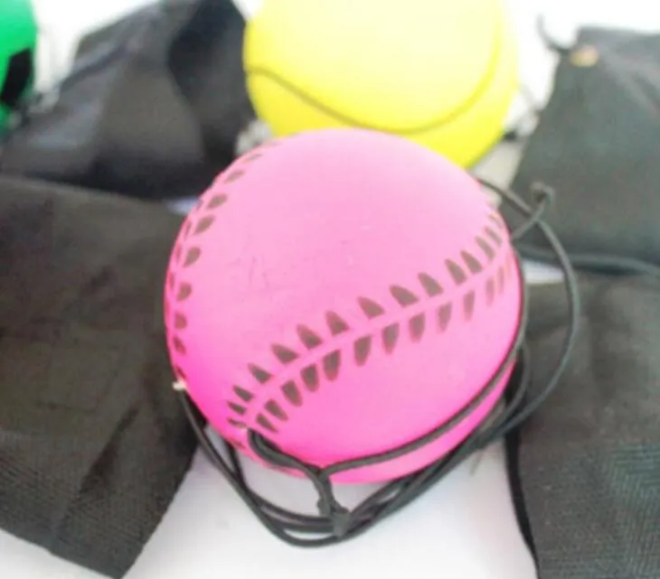 Оптовая случайная 5 -стильная забавная игрушка надувные флуоресцентные резиновые шарики запясть