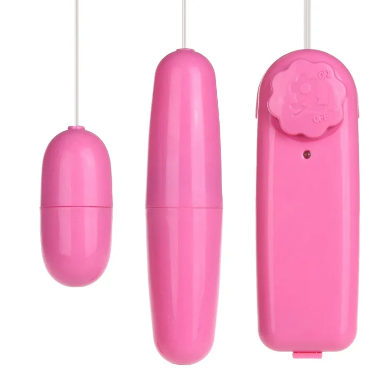 2 sztuk / partia Różowy Dwuosobowy i Pojedynczy Jump Vibrator Bullet Wibrator Dorosłych Sex Zabawki Dla Kobiet Z OPP Torba Clitoral G Spot stymulować