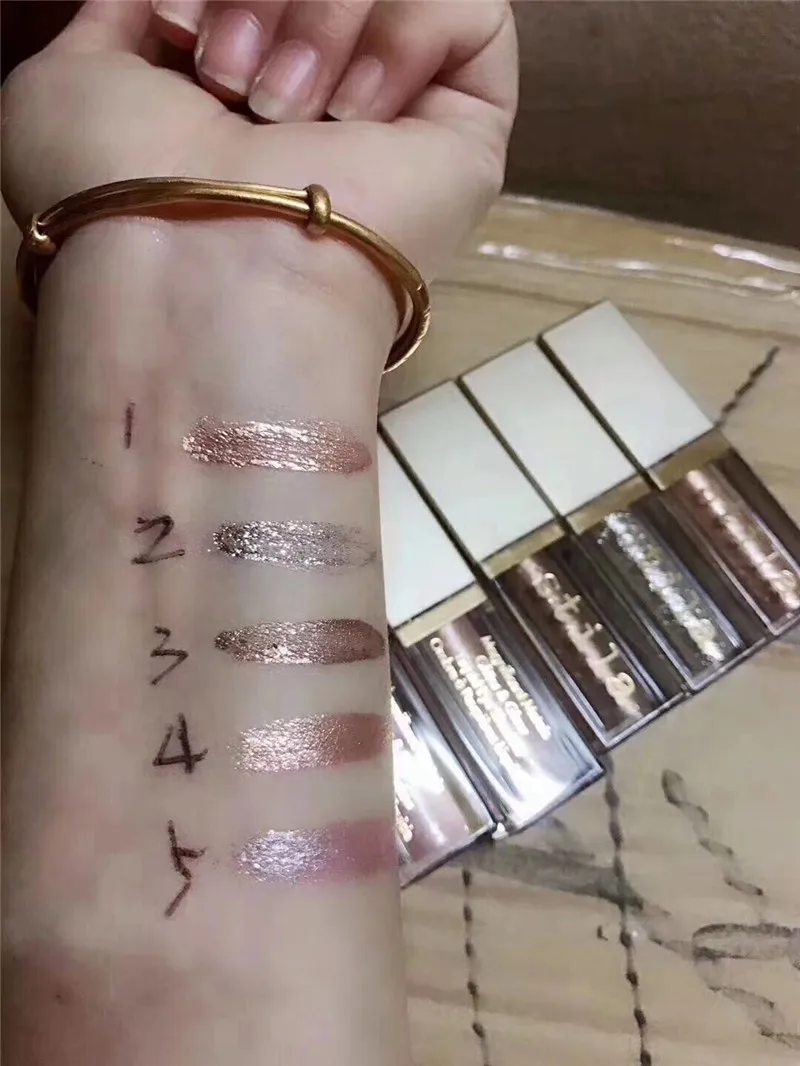 Top A Type Stila Liquid Eyeshadow 5 colori gattino karma polvere di diamante bronzato campana rosa oro retrò balletto bambino