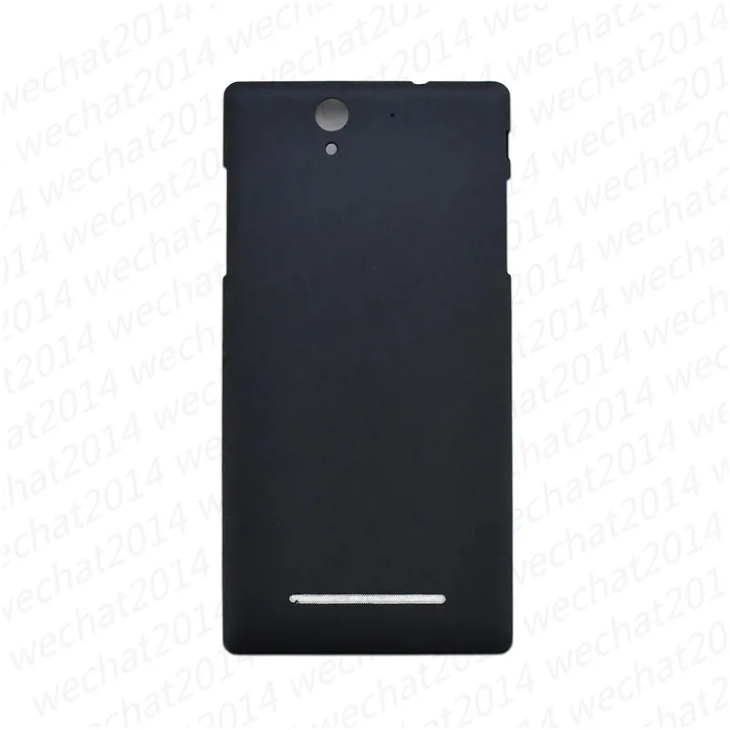 100% New Back Battery Door Back Cover Cobertura para Sony C3 S55T S55U Free DHL