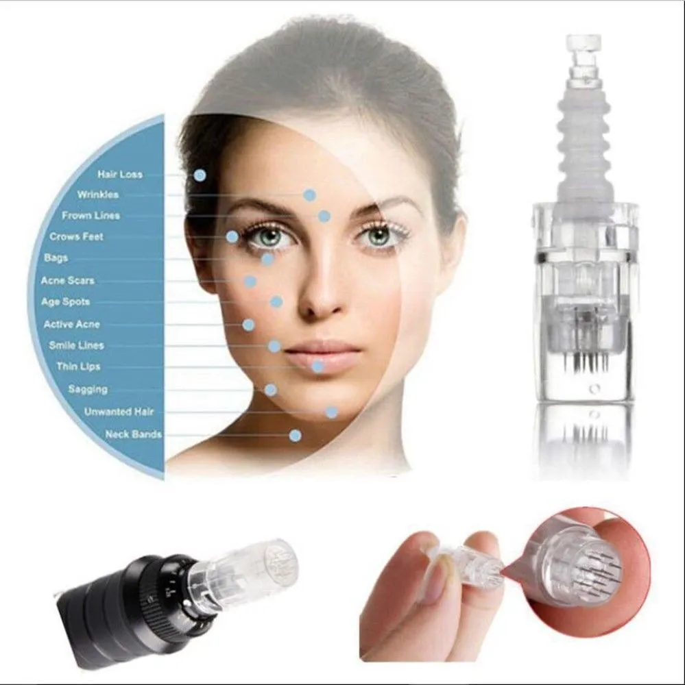 50ピン1/3/7/7/12/36/12 PIN Mym Dermapen MicroNeedling Dr Pen Dermaroller