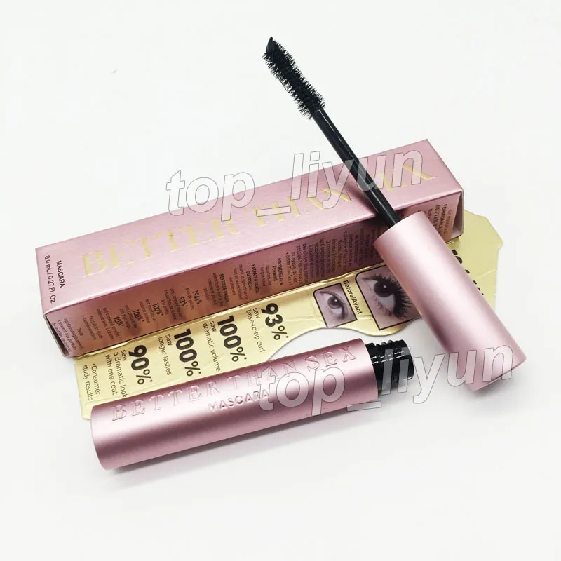 Makeup Face Better Than Sex Mascara Cool Black Mascara Thick Waterproof Allungamento Più volume Ciglia da 8 ml Creme ciglia lunghe e affascinanti