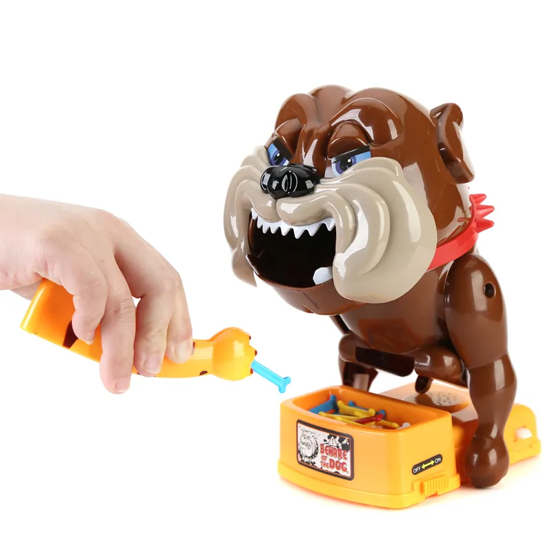 Beware of evil dogs toys Stealing bones Tricky toy Send children game Clamping head Bite finger toy Creative toys