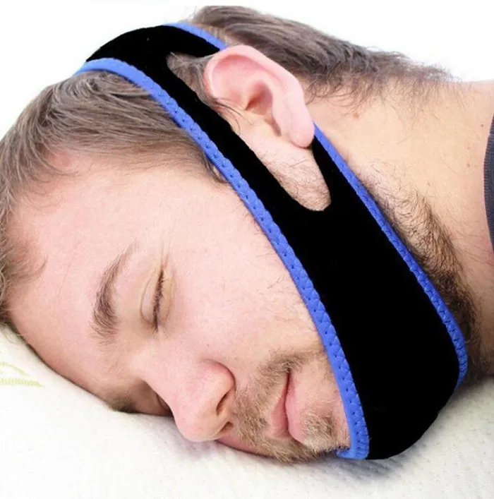 Hot Sale Neoprene Anti Snore Chin Strap Stop Snoring Belt Anti Apnea Jaw Solution Sleep Device