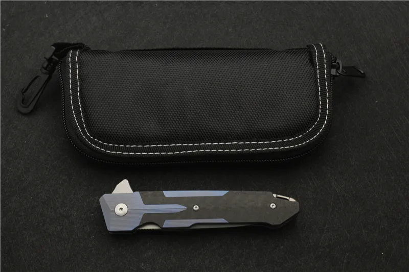 KESIWO TANK Utility Outdoor Folding Knife Carbon fiber handle S35VN blade camping hunting knife tactical survival knife