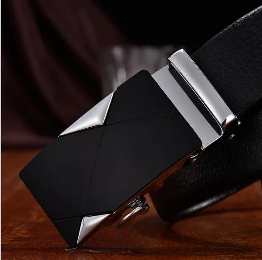 New style automatic belt designer belts fashion top quality leather belts for men and women business belt waist belts 9 models 