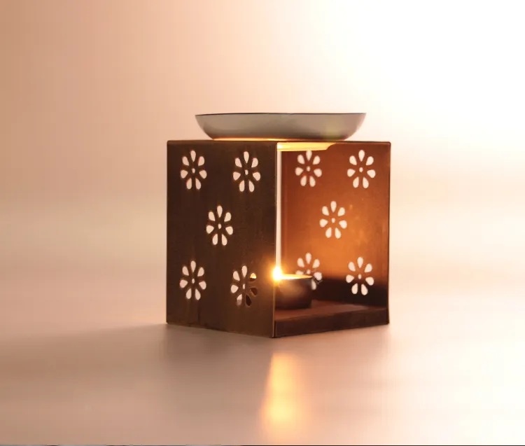 IJzeren frame keramische aroma diffuser warme thee geschenken en ambachten thuis decoraties aromatherapie