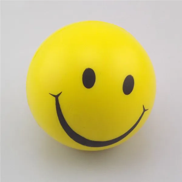 New Fashion Diameter 7cm Face Print Sponge Foam Ball Squeeze Stress Ball Relief Toy Hand Wrist Exercise Rubber Toy Balls5464580