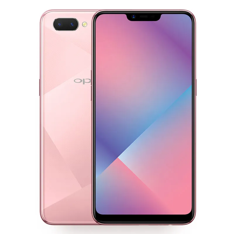 Original OPPO A5 4G LTE Cell Phone 4GB RAM 64GB ROM Snapdragon 450B Octa Core Android 6.2 inch Full Screen 13.0MP Face ID Smart Mobile Phone