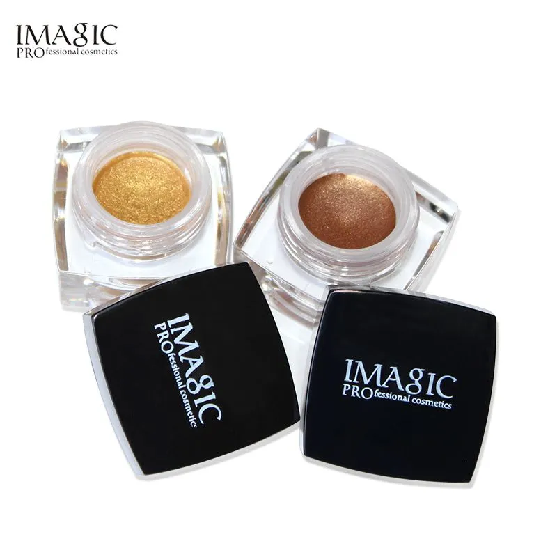 Navio da gota 6 pçs / lote IMAGIC 12 Cores da Sombra Creme À Prova D 'Água de Longa Duração Shimmer Brilho glitter sombra Make Up