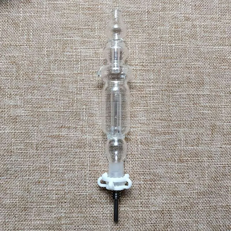 Small Nector Kolekcjonerów Zestawy z Kleszcze Klips Tytanu Szkło Do Paznokci Bong Nector Collector Mini Water Rury 10mm Ratunki olejowe NC10-10