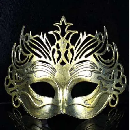 Romano Soldado Filigrana Filigrana Laser Corte Homens Venetian Masquerade Mascarada Máscaras Partido Halloween Cosplay Casamento Mardi Gras Ball Máscaras