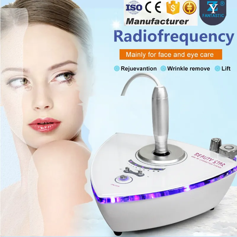 Mini bipolare portatile RF Face Lifting Rimozione delle rughe Skin Stringing Anti-età Cura del viso e degli occhi Macchina di bellezza a radiofrequenza