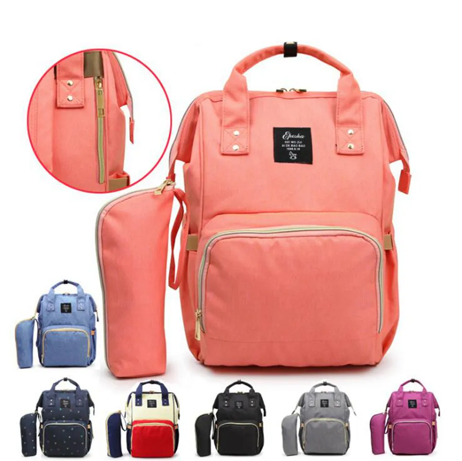 Mommy Backpacks Nappies Diaper Bags Large Capacity Waterproof Maternity Backpack Mother Handbags Outdoor Nursing Travel Bags OOA3370