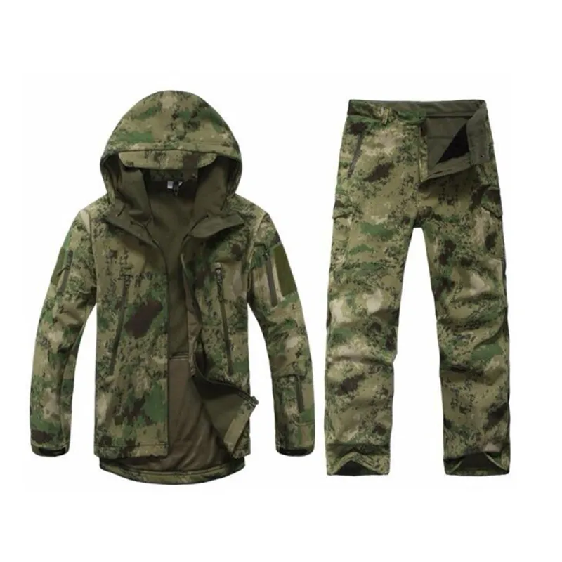 Erkekler Açık Su Geçirmez Ceketler TAD V 5.0 XS Softshell avcılık kıyafet termal giysi Taktik Kamp yürüyüş nefes Spor Suit Ücretsiz Kargo