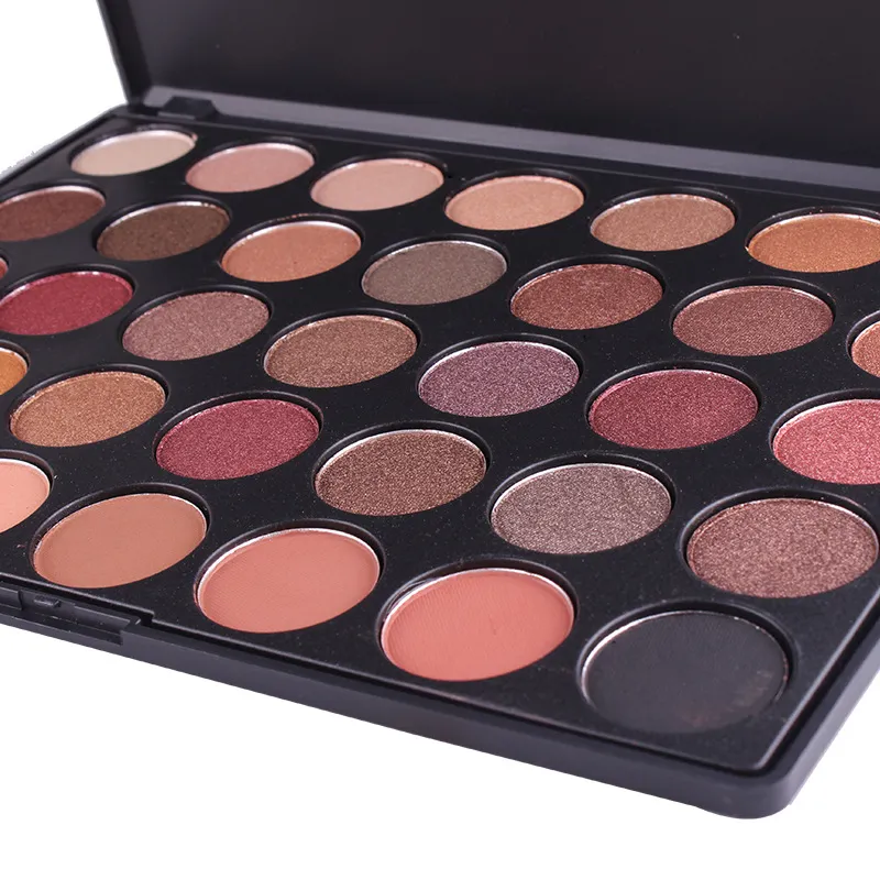 Miss Rose Shimmer Eyeshadow Palette-fosca 35 cores Sombra de olho Luminosa de longa duração à prova d'água compõem beleza