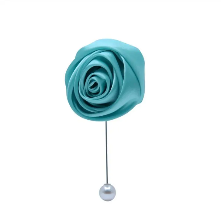 Doek bloem kwastje broche vrouwelijke accessoires trui jas broche korea pin bruiloft bruids boutonniere