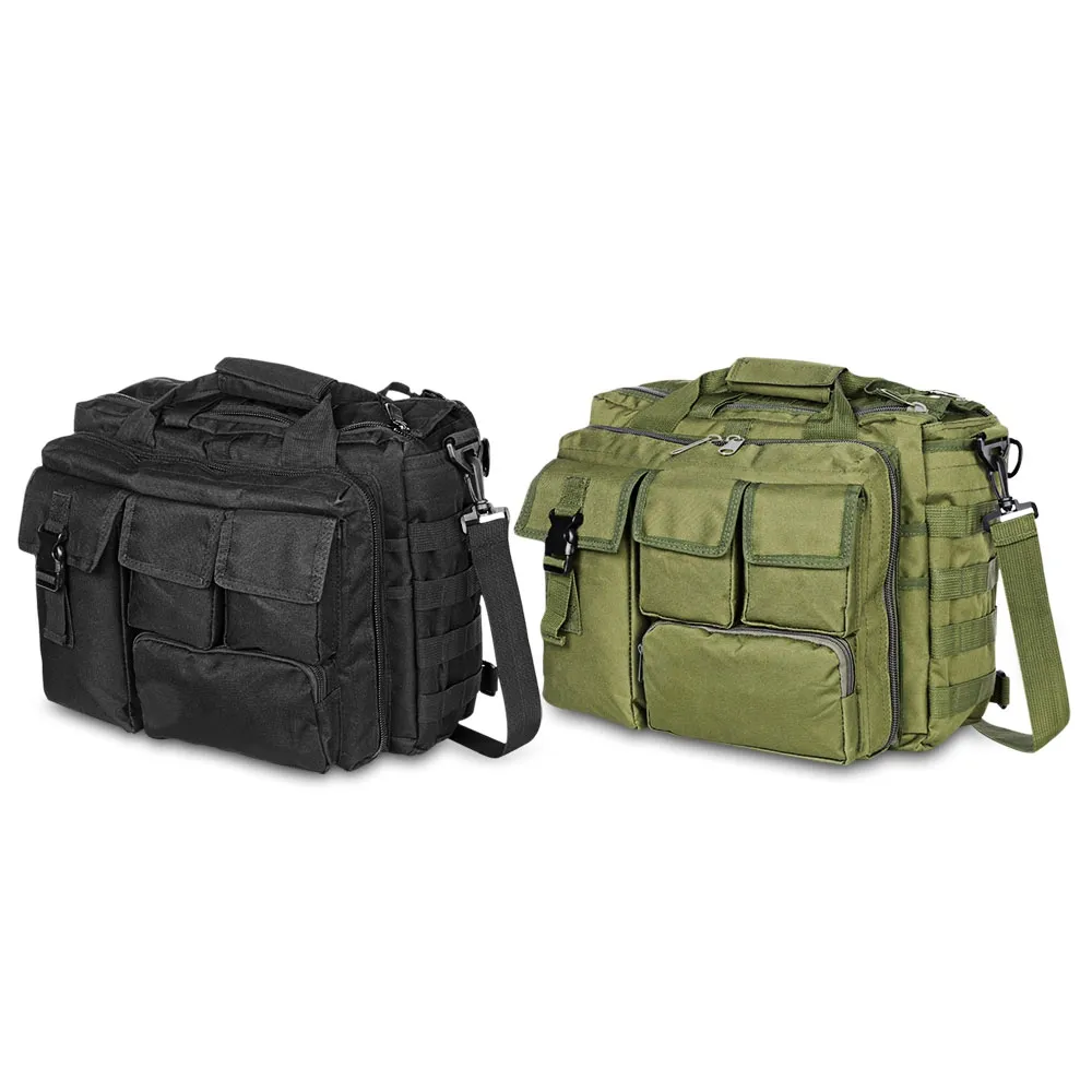 Sac messager tactique pour ordinateur portable Outlife, mallette multifonctionnelle, sac à main à bandoulière